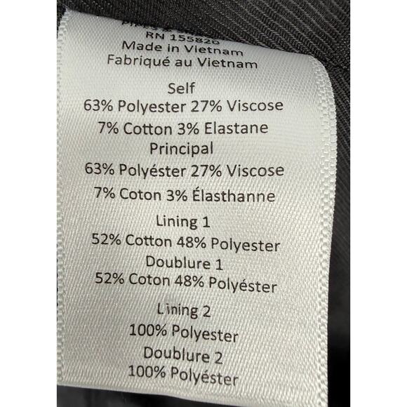 Veronica Beard Miller Dickey Jacket in Black Classic Tailored Blazer Size 16 - Picture 11 of 15